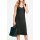 Dress with back decollete, black