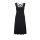 Dress with back decollete, black