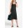Dress with back decollete, black