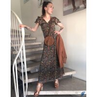 Marken-Maxikleid, bunt
