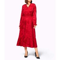 Jacquard-Kleid, rot