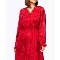 Jacquard-Kleid, rot