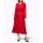 Jacquard-Kleid, rot