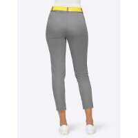 Stretchhose m. Gürtel, grau