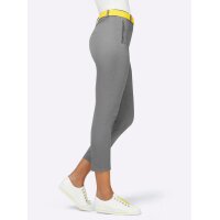 Stretchhose m. Gürtel, grau