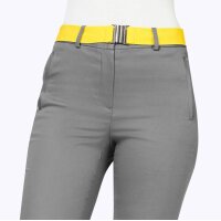Stretchhose m. Gürtel, grau