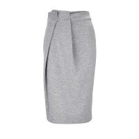 Jersey skirt, grey blend