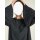 Bluse m. Volants, schwarz