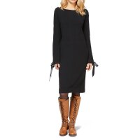 Designer-Strickkleid, schwarz