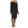 Designer-Strickkleid, schwarz