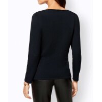 Sweter z wzorem intarsji, czarno-czerwony wzór