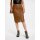 Designer-Lederimitatrock, nougat