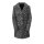 Wollflausch-Longblazer, grau-schwarz