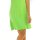 Jersey back decollete dress, green