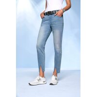 Push-up jeans, blue bleached