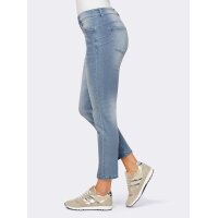 Push-up jeans, blue bleached
