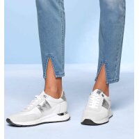 Push-up jeans, blue bleached