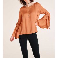 Bluse, kupferfarben