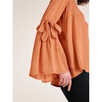 Blouse, copper coloured