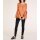 Blouse, copper coloured