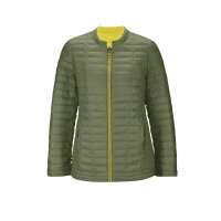 Wende-Sommersteppjacke, khaki-gelb