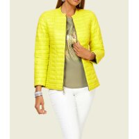 Wende-Sommersteppjacke, khaki-gelb