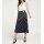 Spódnica w print, granatowo-biała