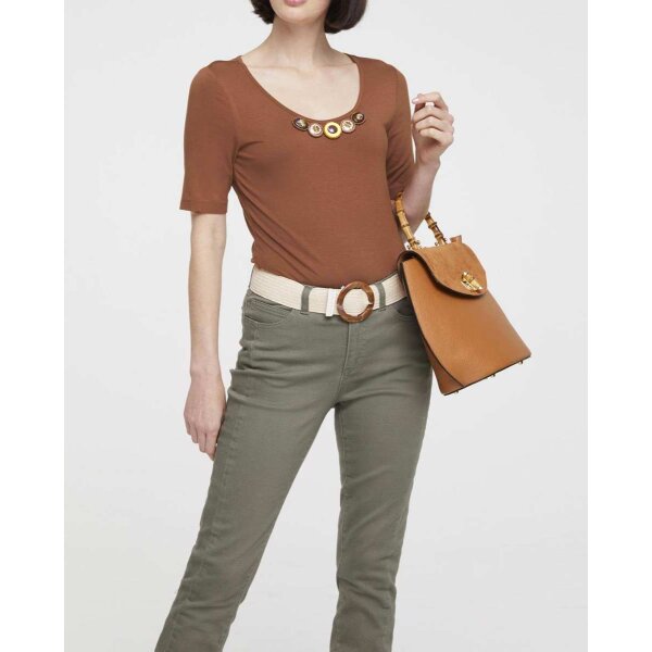 Jerseyshirt, cognac