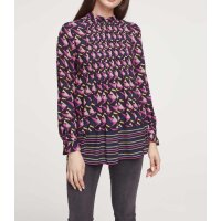 Druckbluse, bunt