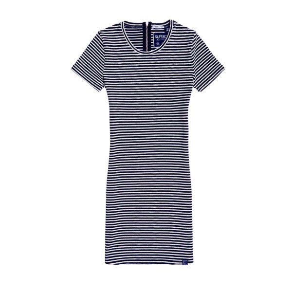 Marken-Streifenkleid »Evie«, navy-weiß