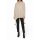 Designer-Pullover m. Schal, sand