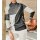 Designer-Wollpullover m. Pailletten, grau-ecru