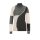 Designer-Wollpullover m. Pailletten, grau-ecru