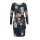 Marken-Jerseykleid, bunt