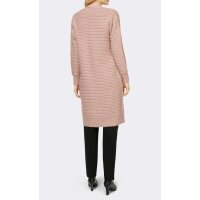 Designer-Kuschel-Longstrickjacke, puder