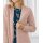 Designer-Kuschel-Longstrickjacke, puder