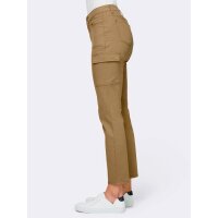 Spodnie cargo, camel