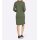 Designer-Sweatshirtkleid m. Ziersteinen, khaki