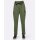 Cargohose m. Lederimitat-Details u. Gürtel, khaki