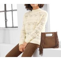 Designer-Pullover, champagner
