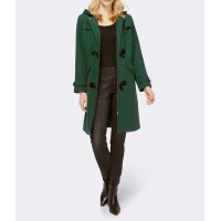Wool duffle coat, green