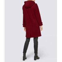 Wool duffle coat, dark red