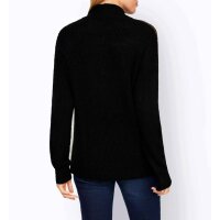 Designer-Pullover, cognac-schwarz