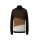 Designer-Pullover, cognac-schwarz