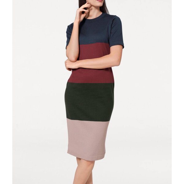 Feinstrickkleid, bunt
