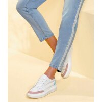 Five pocket jeans, blue bleached