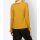 Designe-Zopfmuster-Pullover, ockergelb