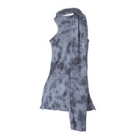 Top + Schal, rauchblau