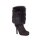 Boots with fur, black