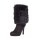Boots with fur, black